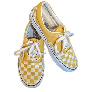 COPY - Vans Era Checkerboard Yolk Yellow Sz 7 Sneakers Tied Shoes